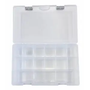 Caja de pesca Kali Kunnan con separadores móviles y compartimentos